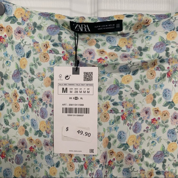 ZARA Floral Midi Skirt - Picture 7 of 7
